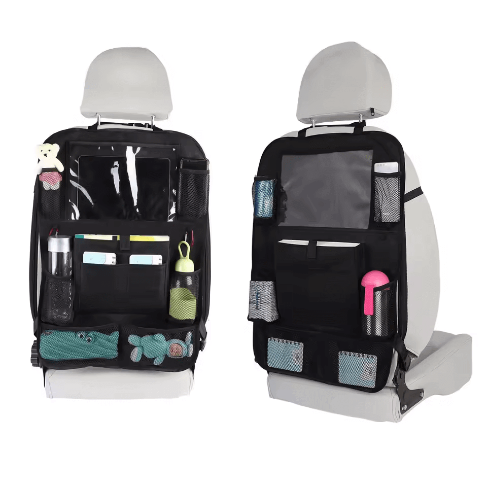 Car Back Seat Organiser - with iPad Holder