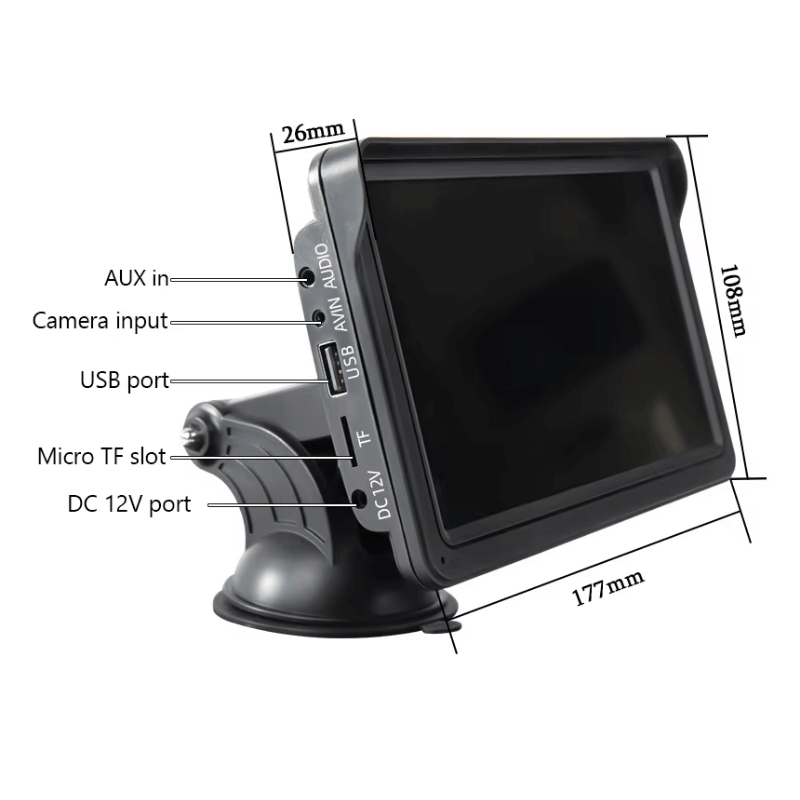 Car Multimedia Console with 7-inch display