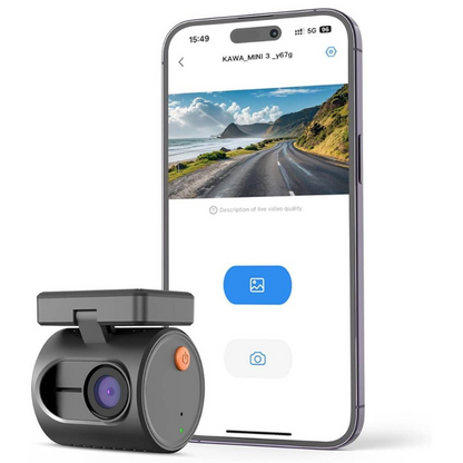 Mini HD Dashcam with Voice Control