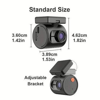 Mini HD Dashcam with Voice Control